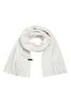 TØRKLÆDE MED FRYNSER - 4077 - OFF WHITE